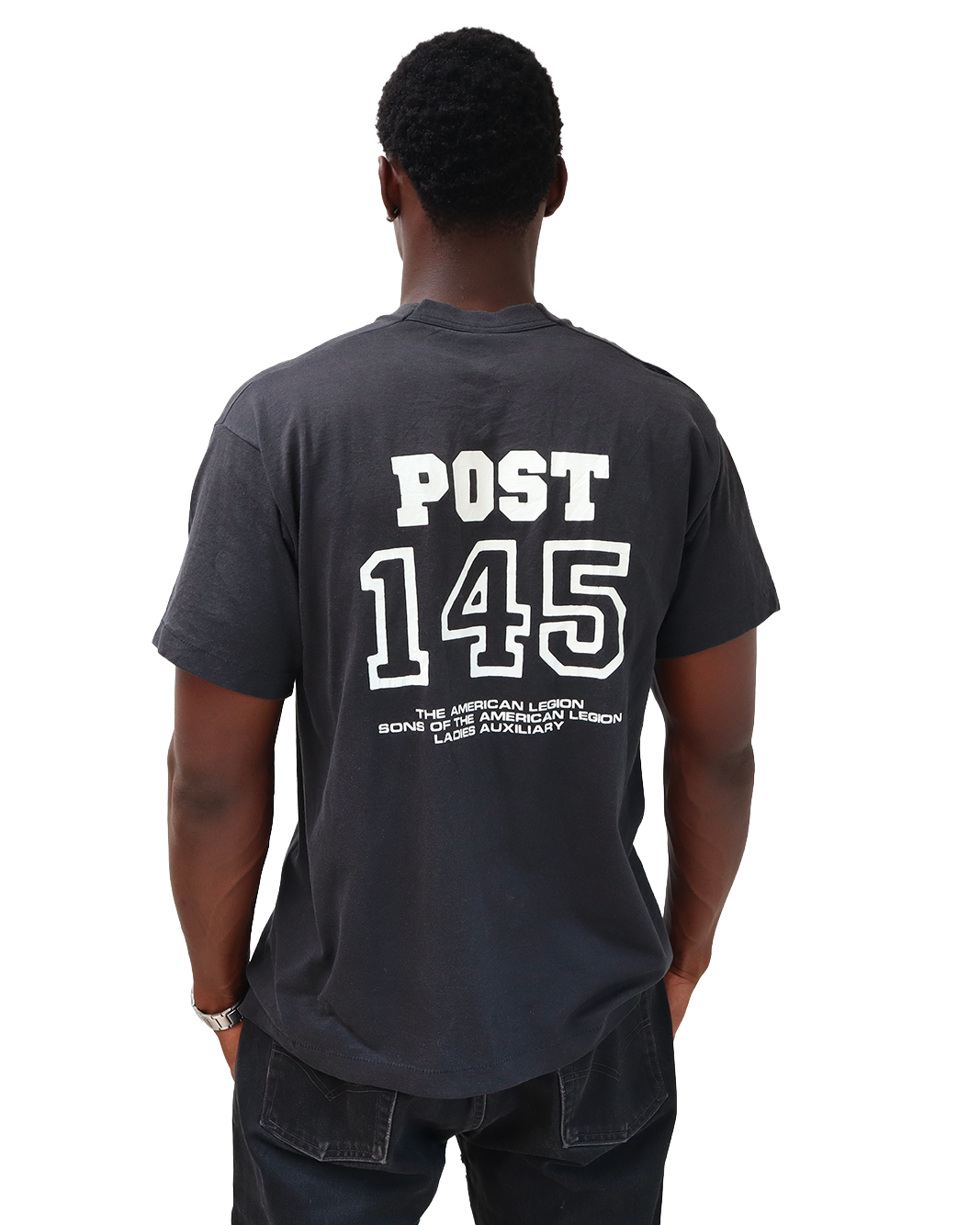 T-shirt America's Most Wanted - L - Gris foncé