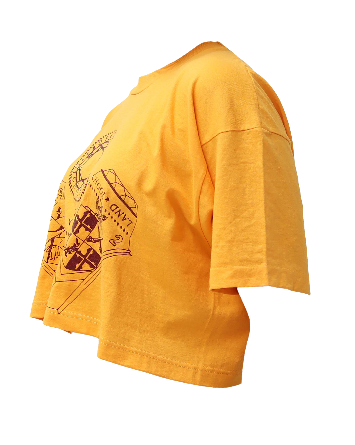 Croptop Upcyclé - XL - Jaune