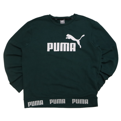 Sweat Puma - L - Vert