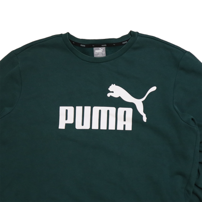 Sweat Puma - L - Vert