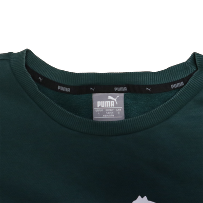 Sweat Puma - L - Vert
