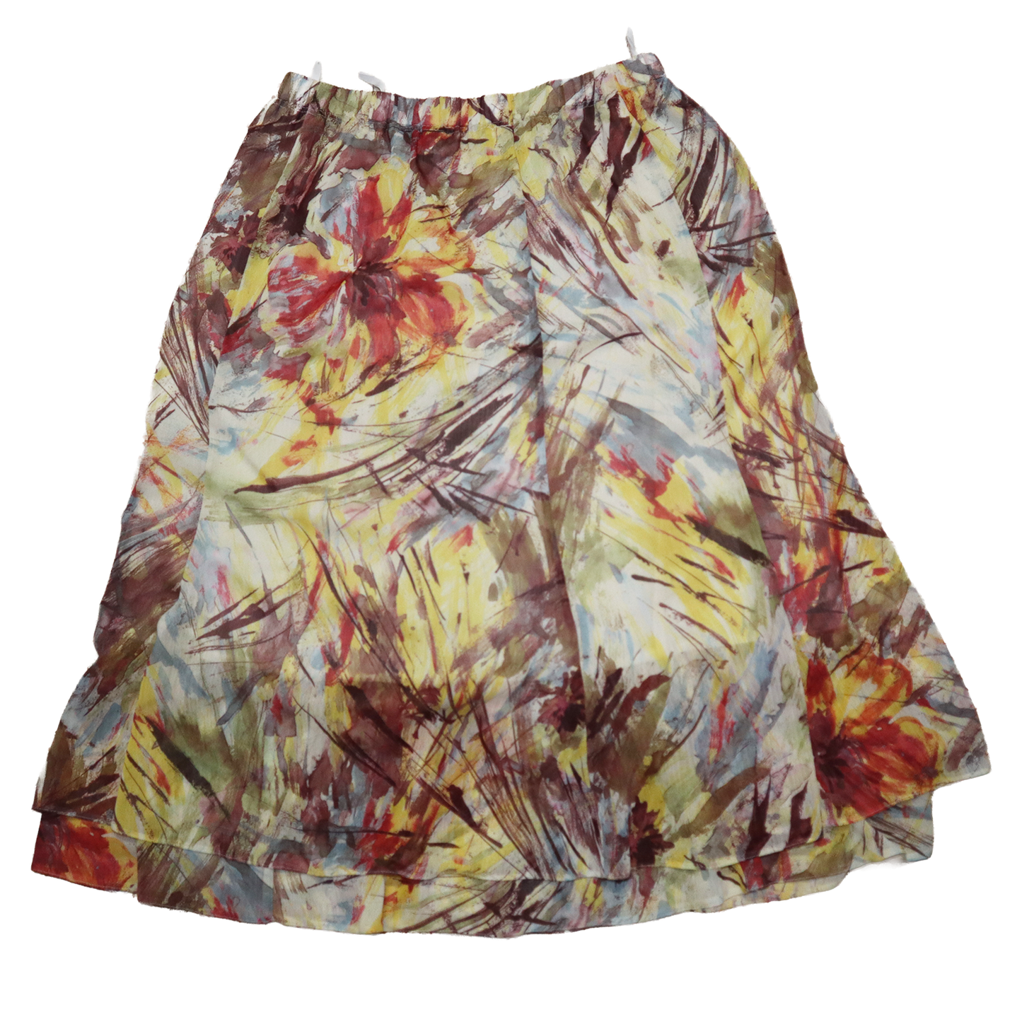 Jupe longue a motifs - M - Multicolore