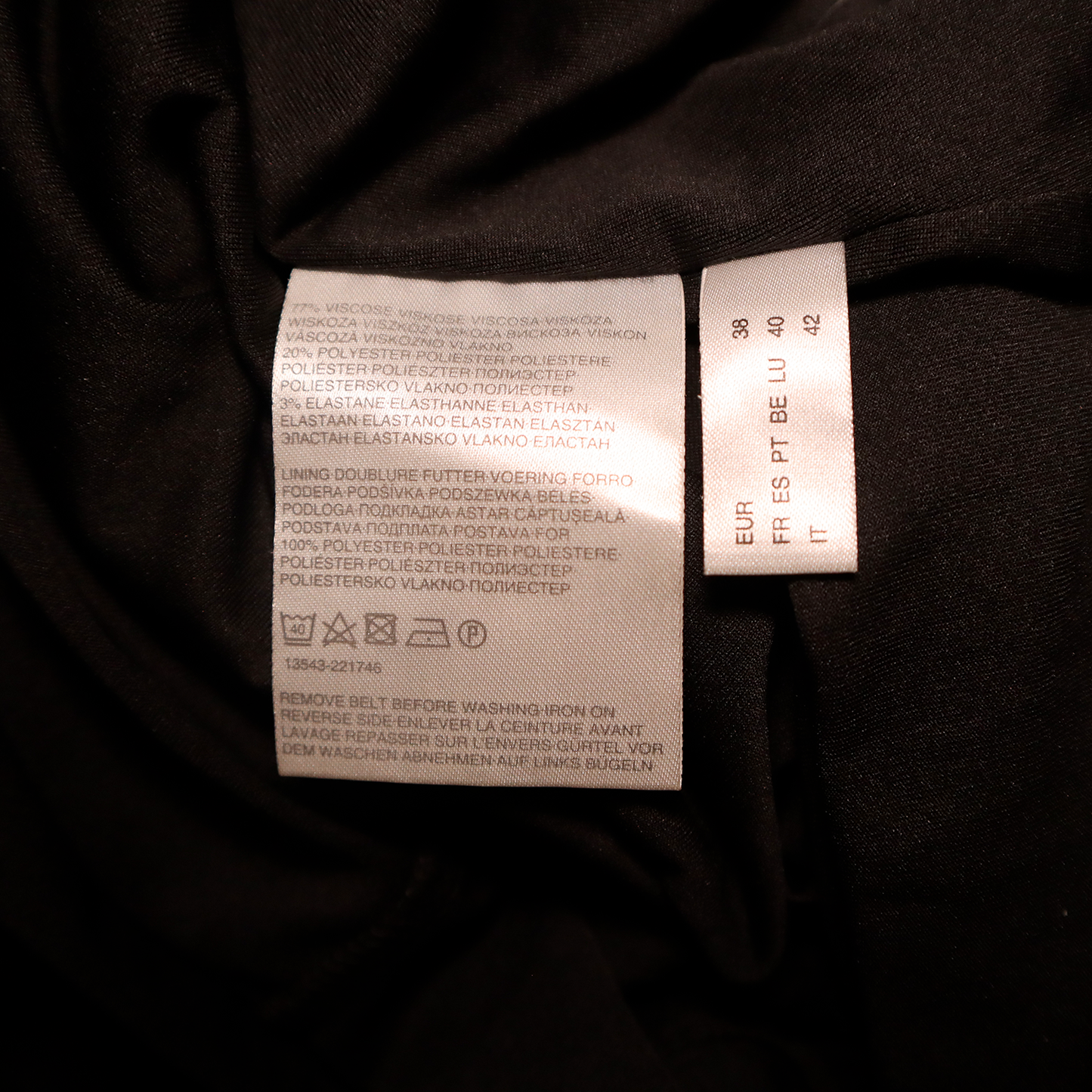 Jupe longue ample - M - Gris foncé