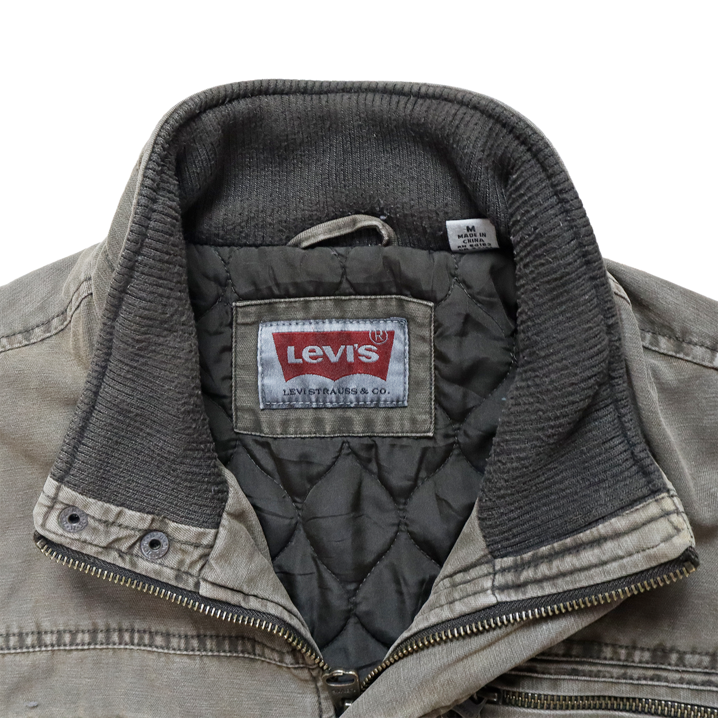 Veste Levi's hiver - M - Kaki/Brun