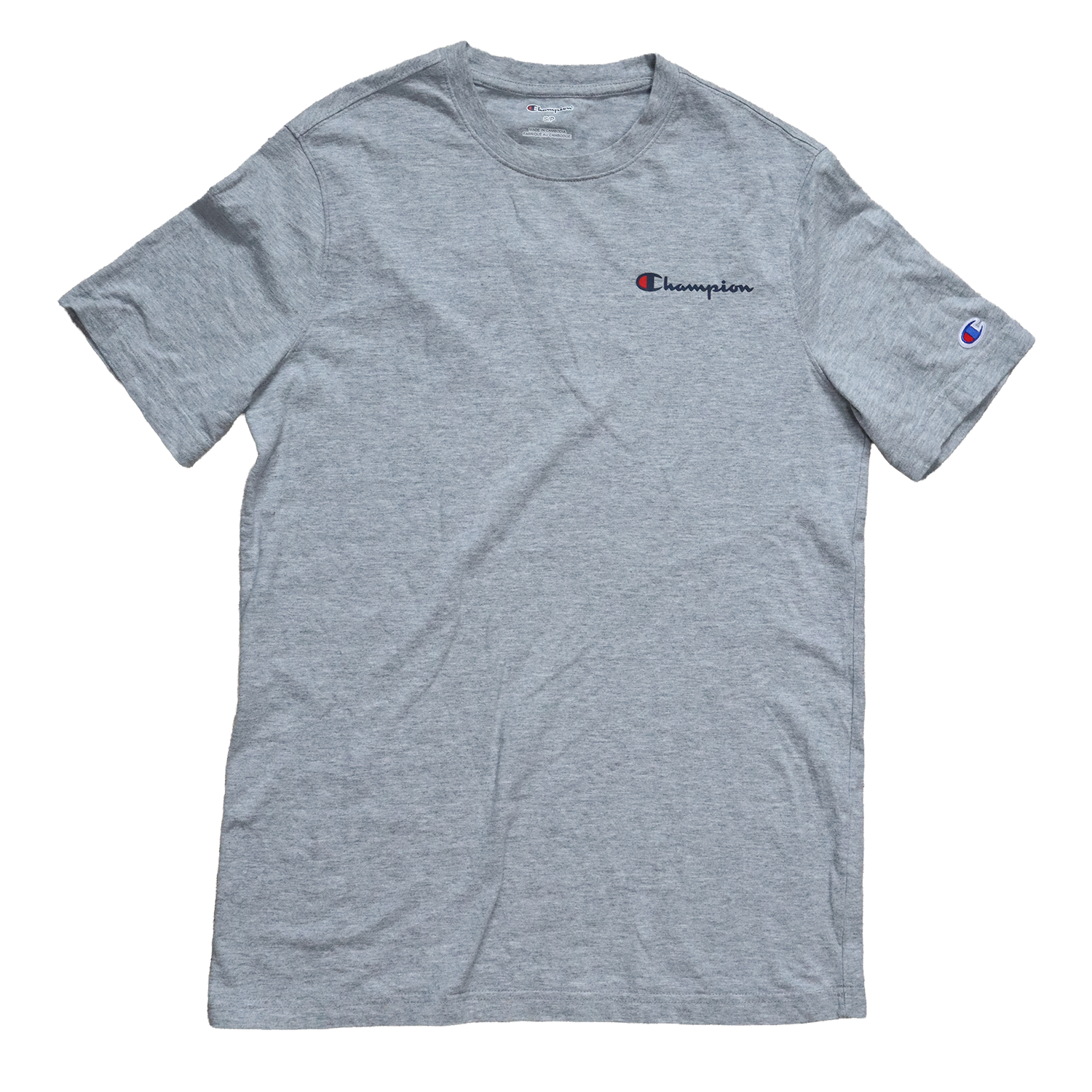 T-shirt Champion - S - Gris