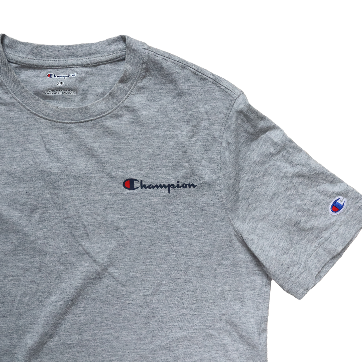 T-shirt Champion - S - Gris