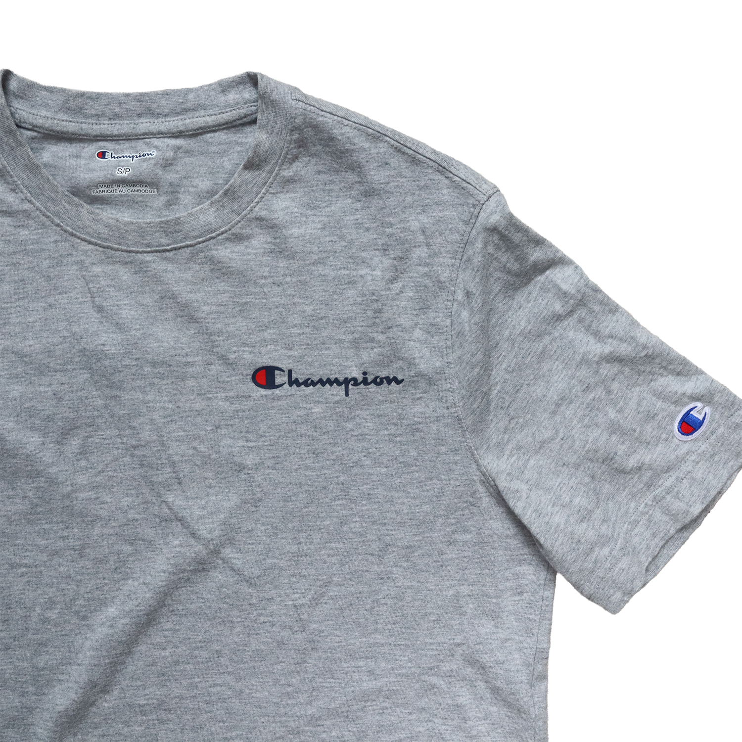T-shirt Champion - S - Gris