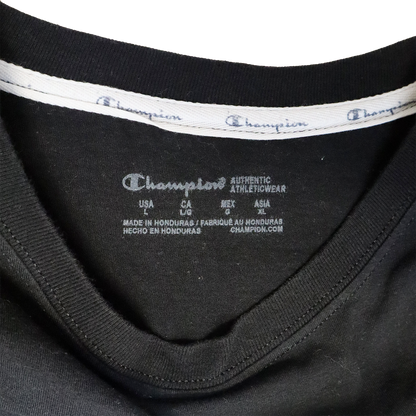 T-shirt Croptop Champion - L - Noir