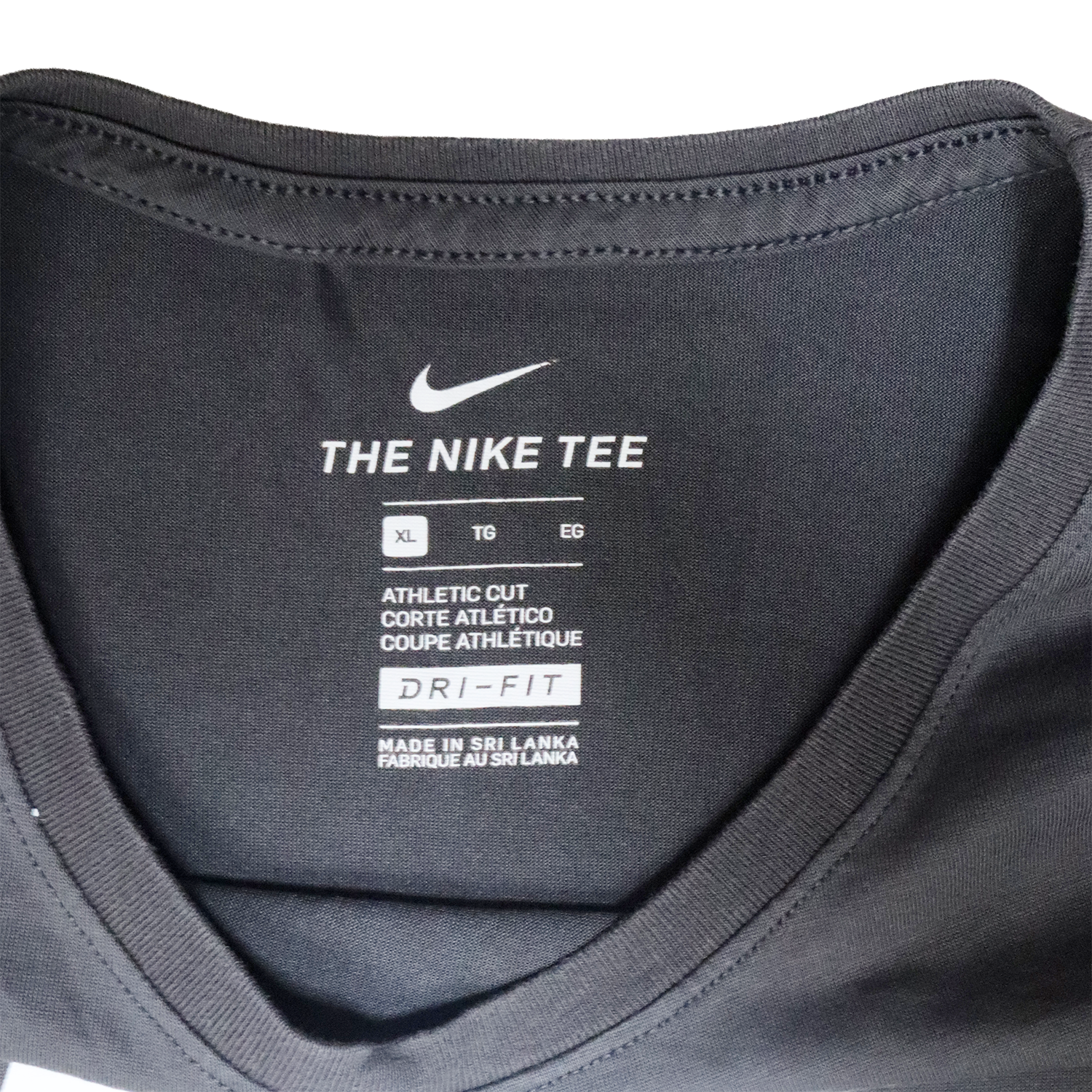 T-shirt Nike Athletic Fit - XL - Gris