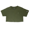 T-shirt Croptop Upcycle - M - Vert