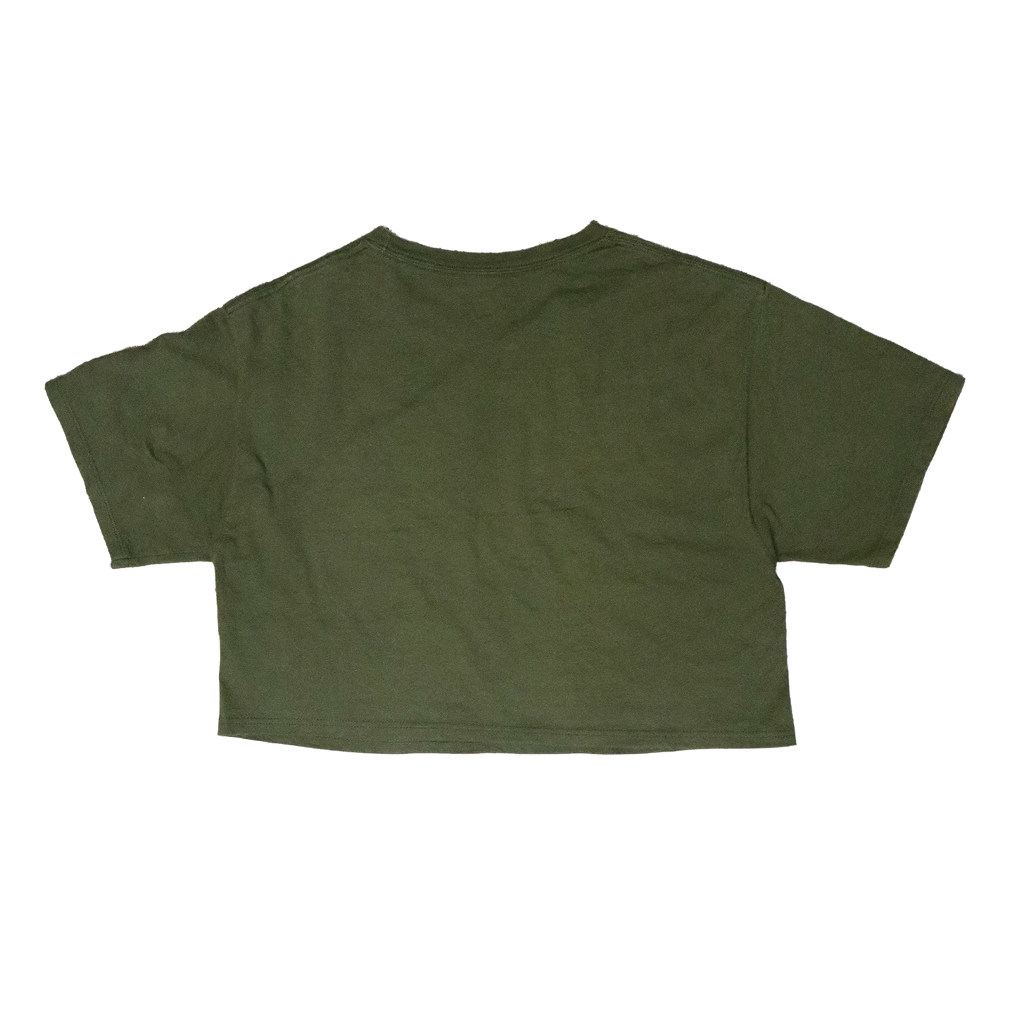 T-shirt Croptop Upcycle - M - Vert