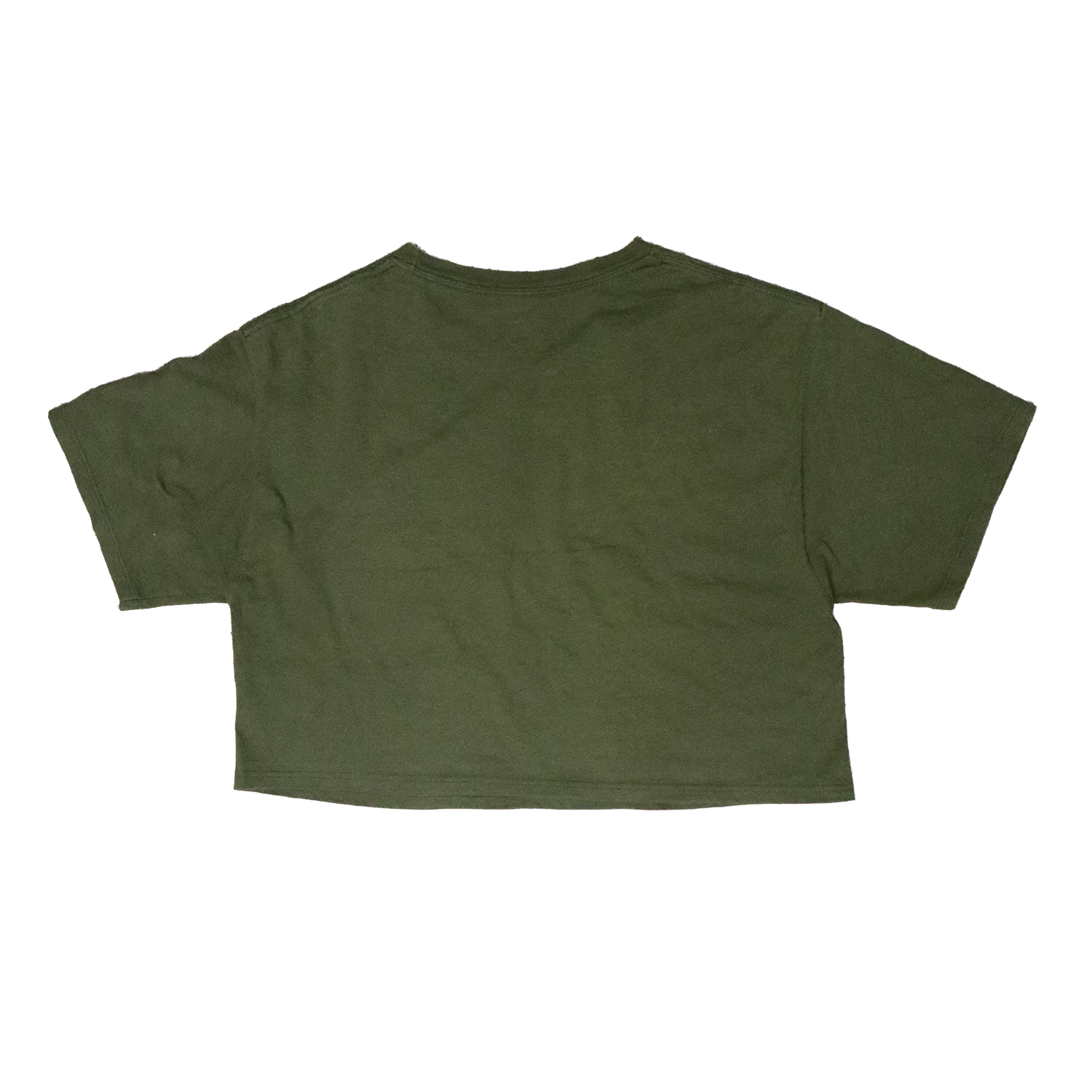 T-shirt Croptop Upcycle - M - Vert
