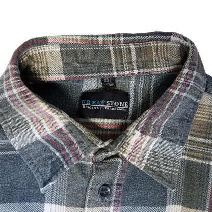 Chemise a carreaux - XXL - Vert