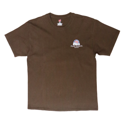 T-shirt Pearl Harbor  - L - Brun
