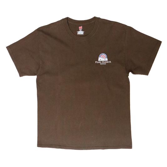 T-shirt Pearl Harbor  - L - Brun