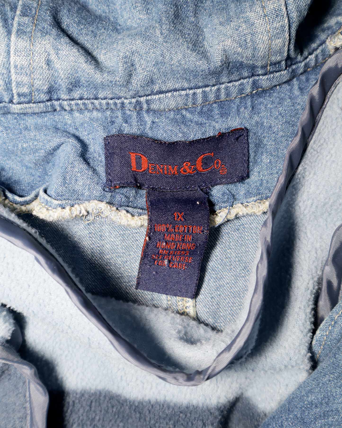 veste en jeans denim&co - xl