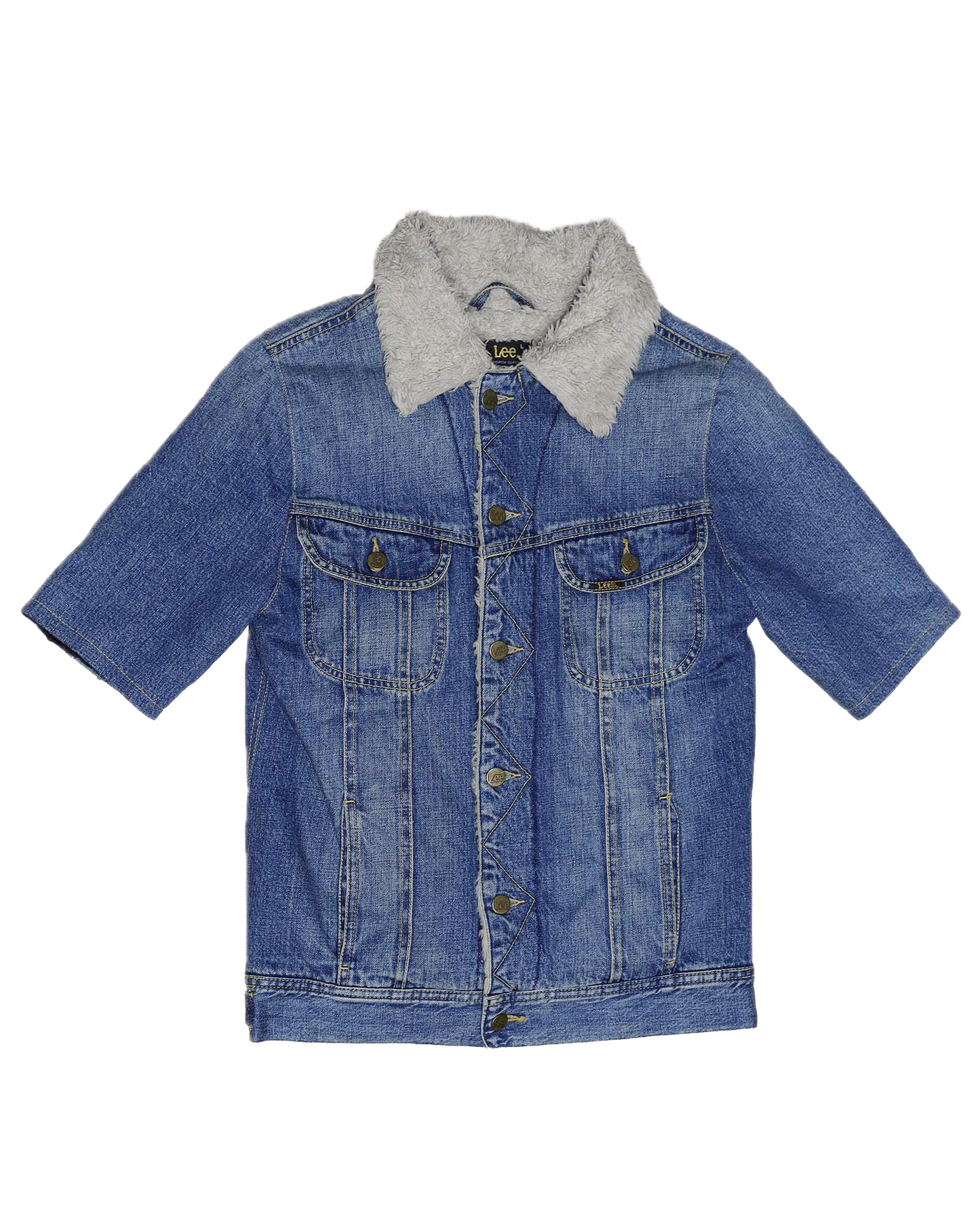 veste en jeans sans manche lee - l