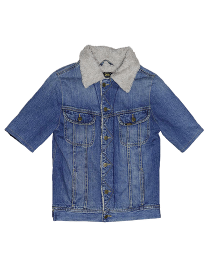 veste en jeans sans manche lee - l