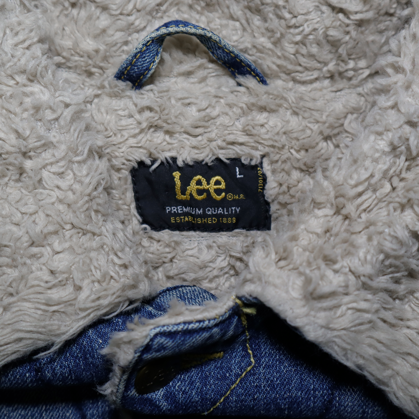 veste en jeans sans manche lee - l