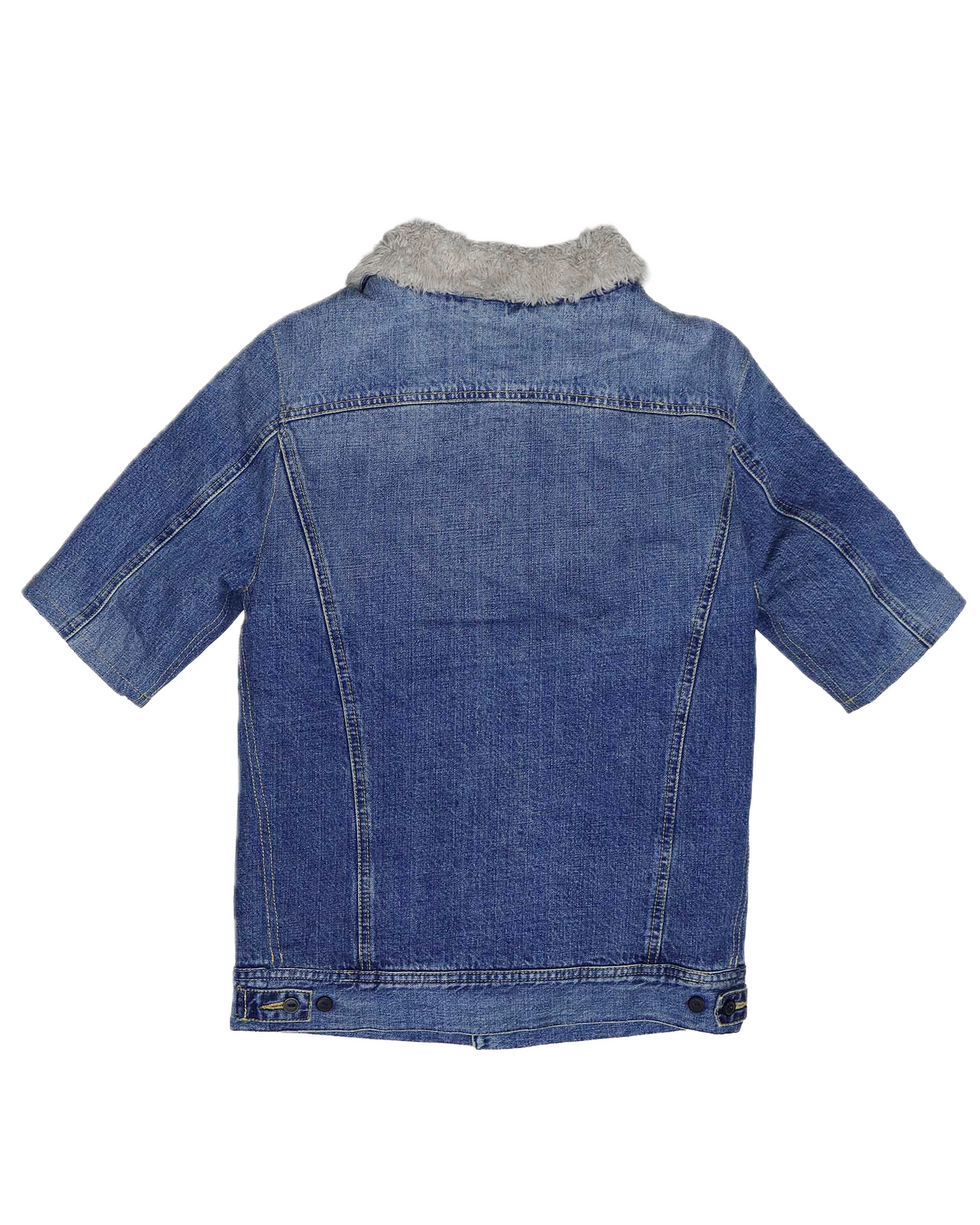 veste en jeans sans manche lee - l