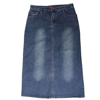 Jupe Fobo - Jupe longue en jeans - L