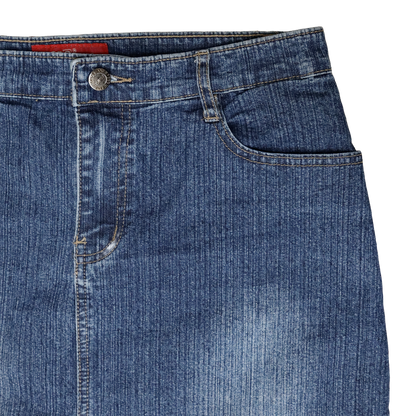 Jupe Fobo - Jupe longue en jeans - L