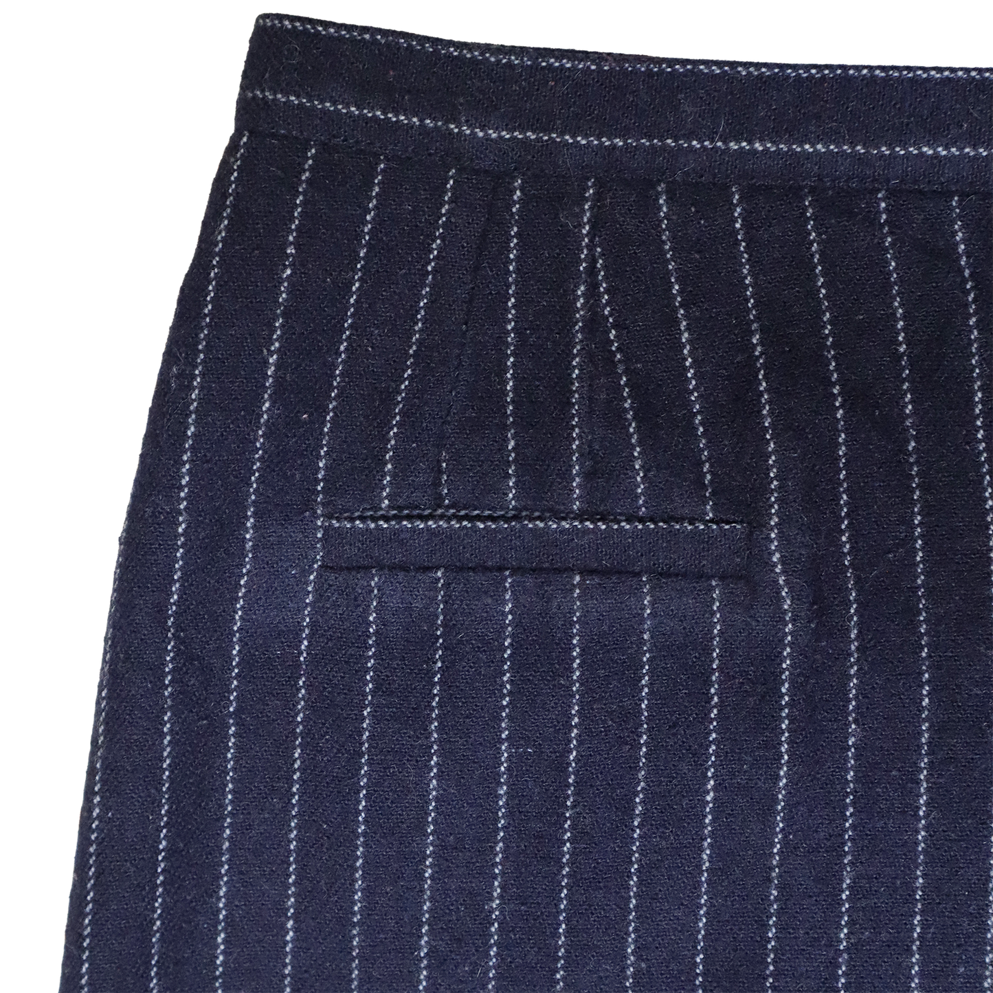 Jupe courte lignée - Jupe portefeuille avec détail doré - S