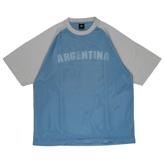 Maillot Argentina - Tshirt Oversize Bleu et Blanc - XL