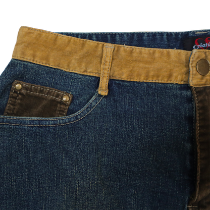 Jupe Vintage Patchwork - Jupe Midi en denim