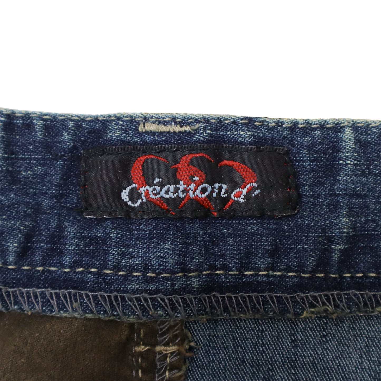 Jupe Vintage Patchwork - Jupe Midi en denim