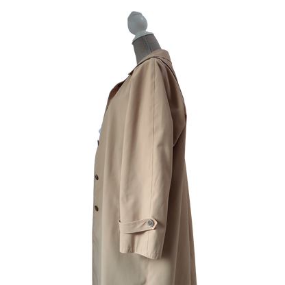 Trench-coat 70'/80' - Manteau avec doublure à carreaux