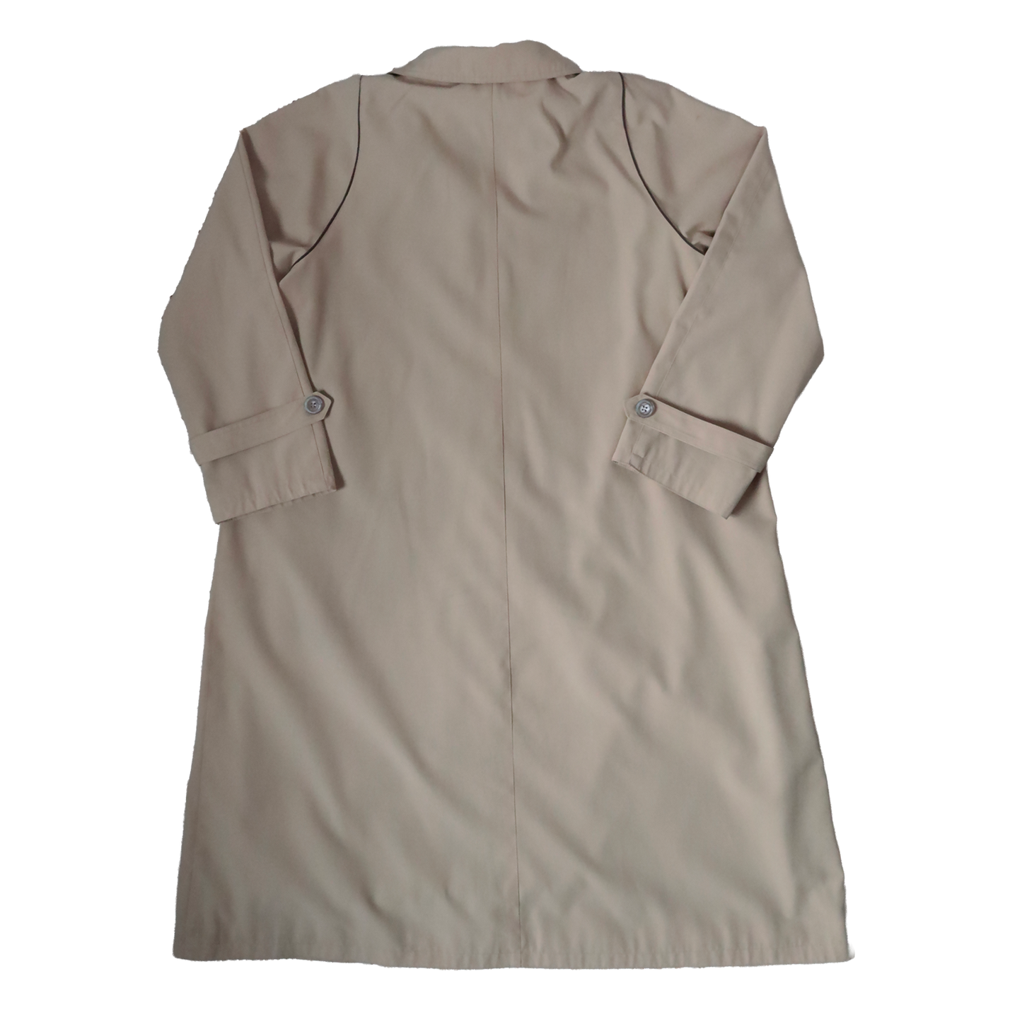 Trench-coat 70'/80' - Manteau avec doublure à carreaux