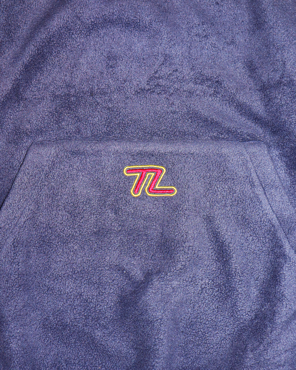 Sweat Polaire Vintage Navy - XL - Coupe Oversize & Logo Brodé TL