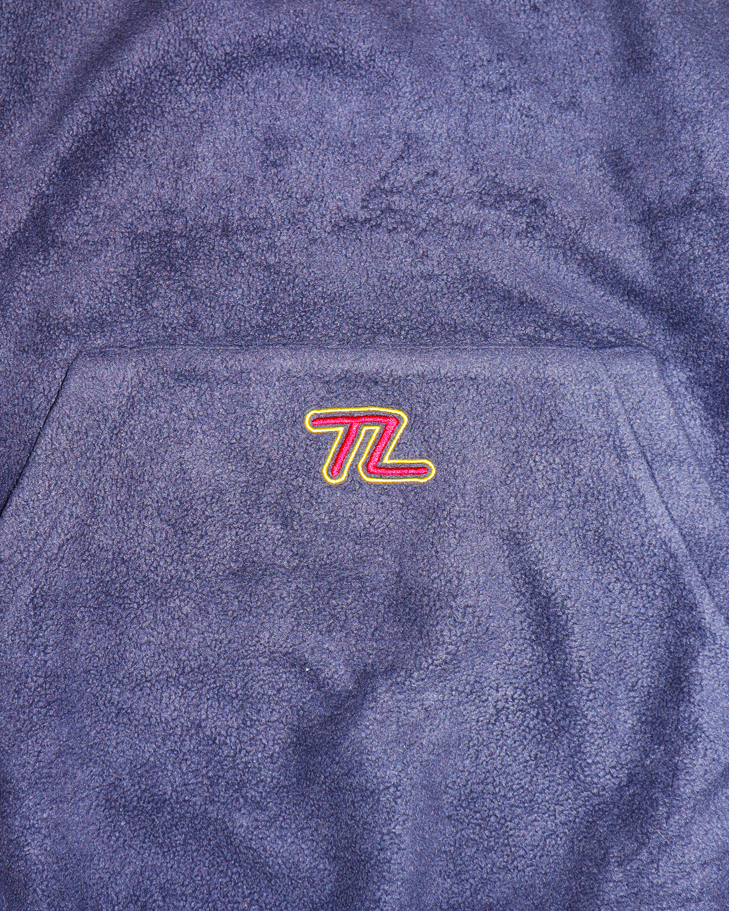 Sweat Polaire Vintage Navy - XL - Coupe Oversize & Logo Brodé TL