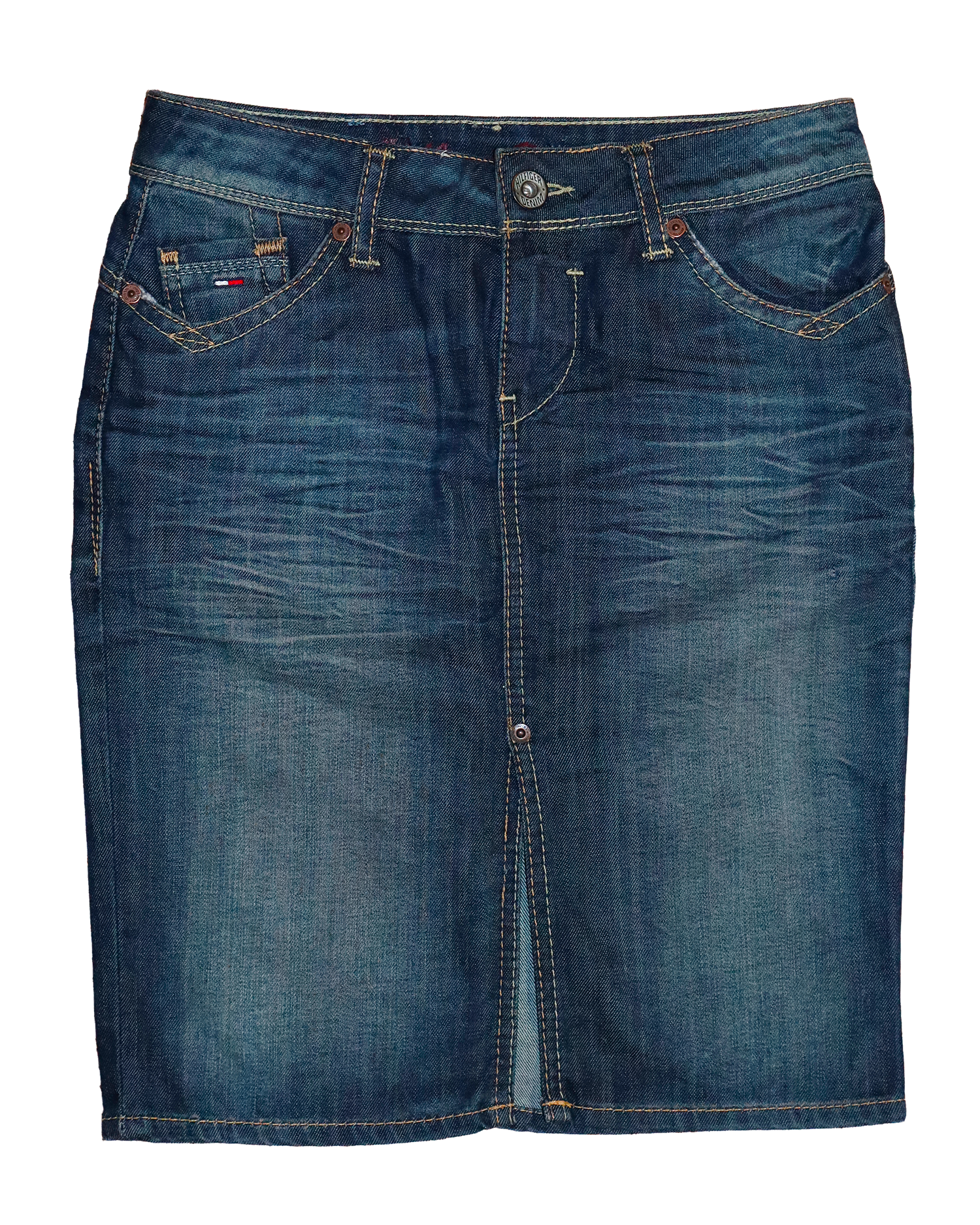 Jupe en jean Hilfiger Denim – S - Look vintage délavé