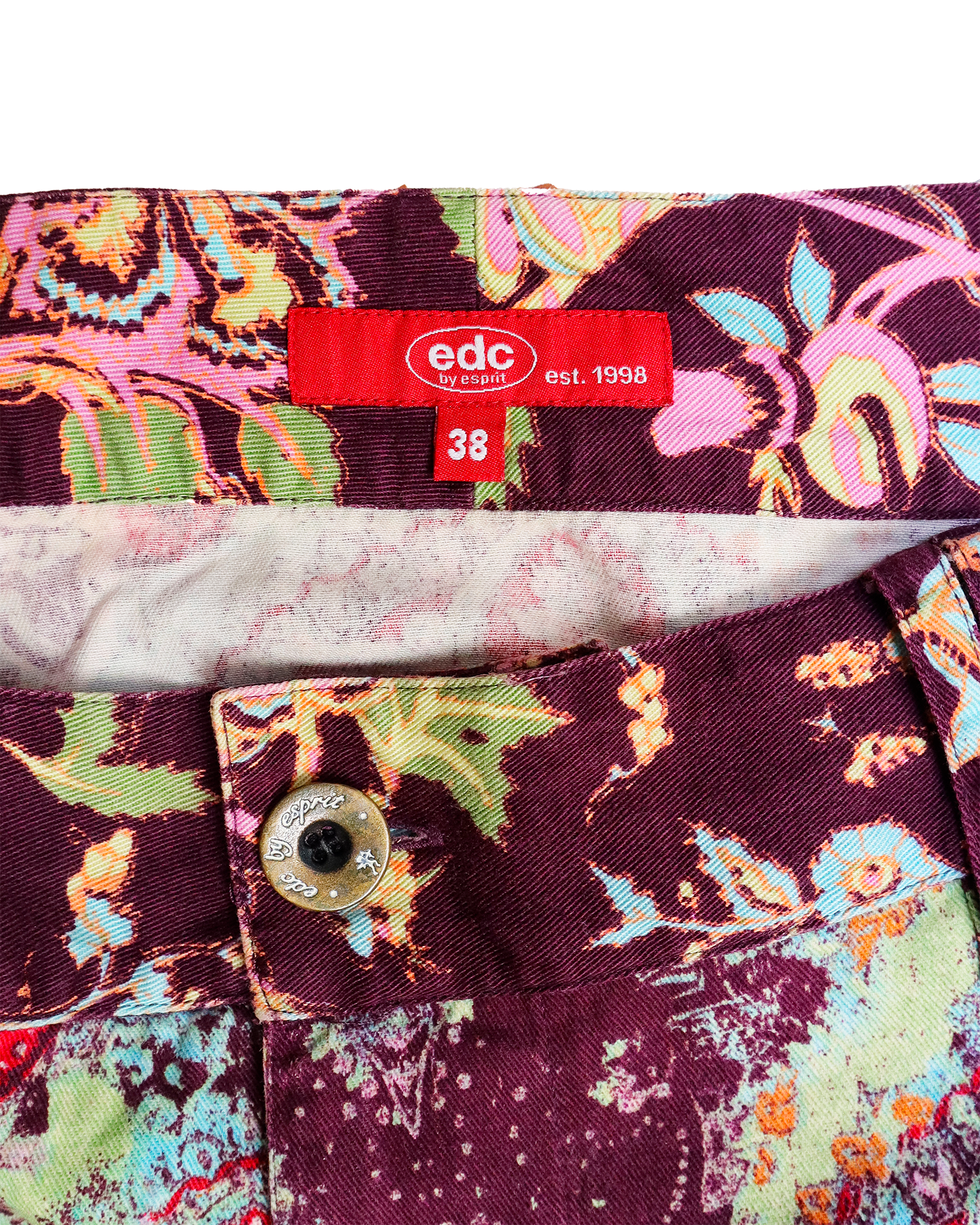 Jupe Courte Bohème à Volants – T38 - Imprimé Floral