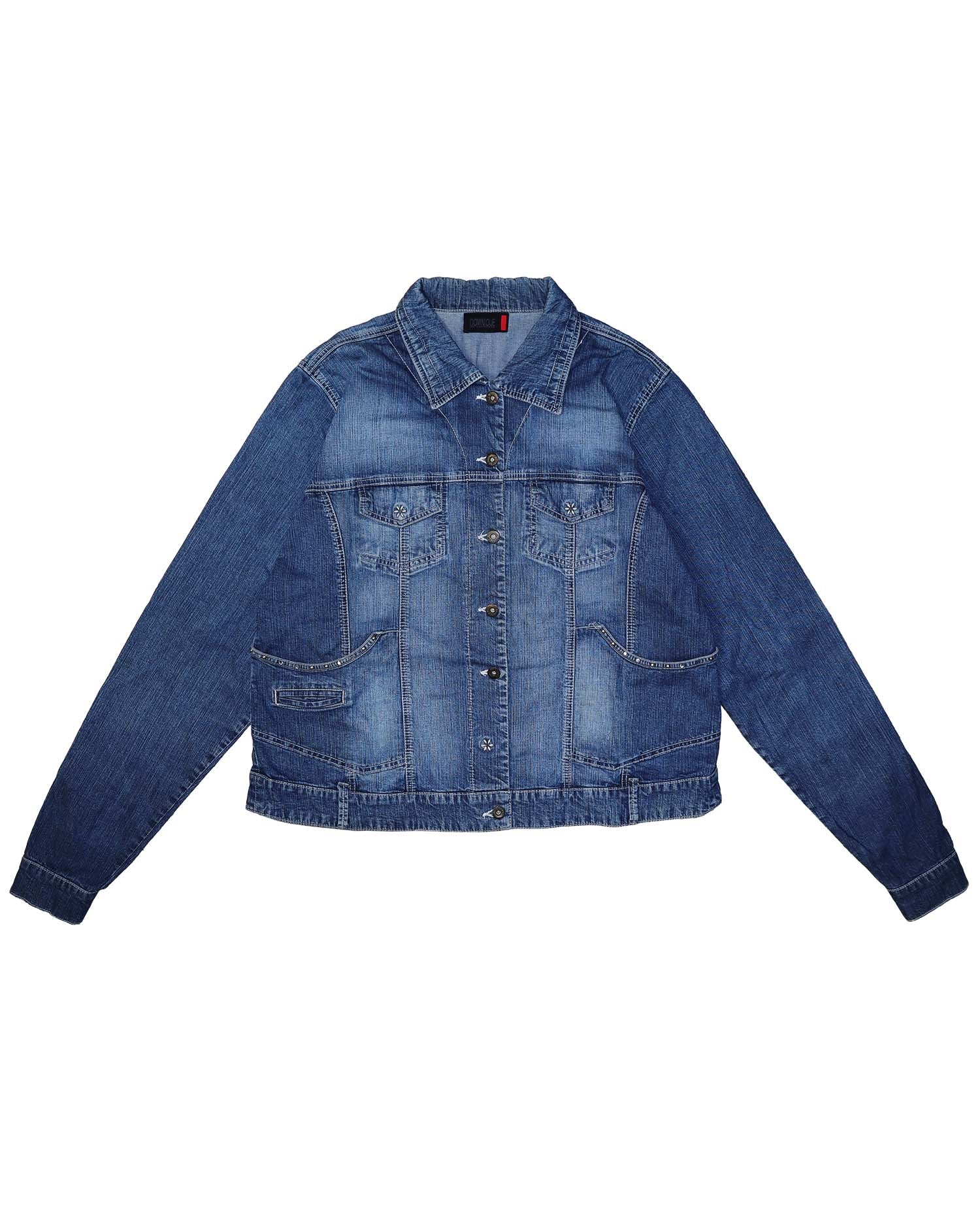 Veste en Jean Ajustée Dominique - L - Intemporel Denim