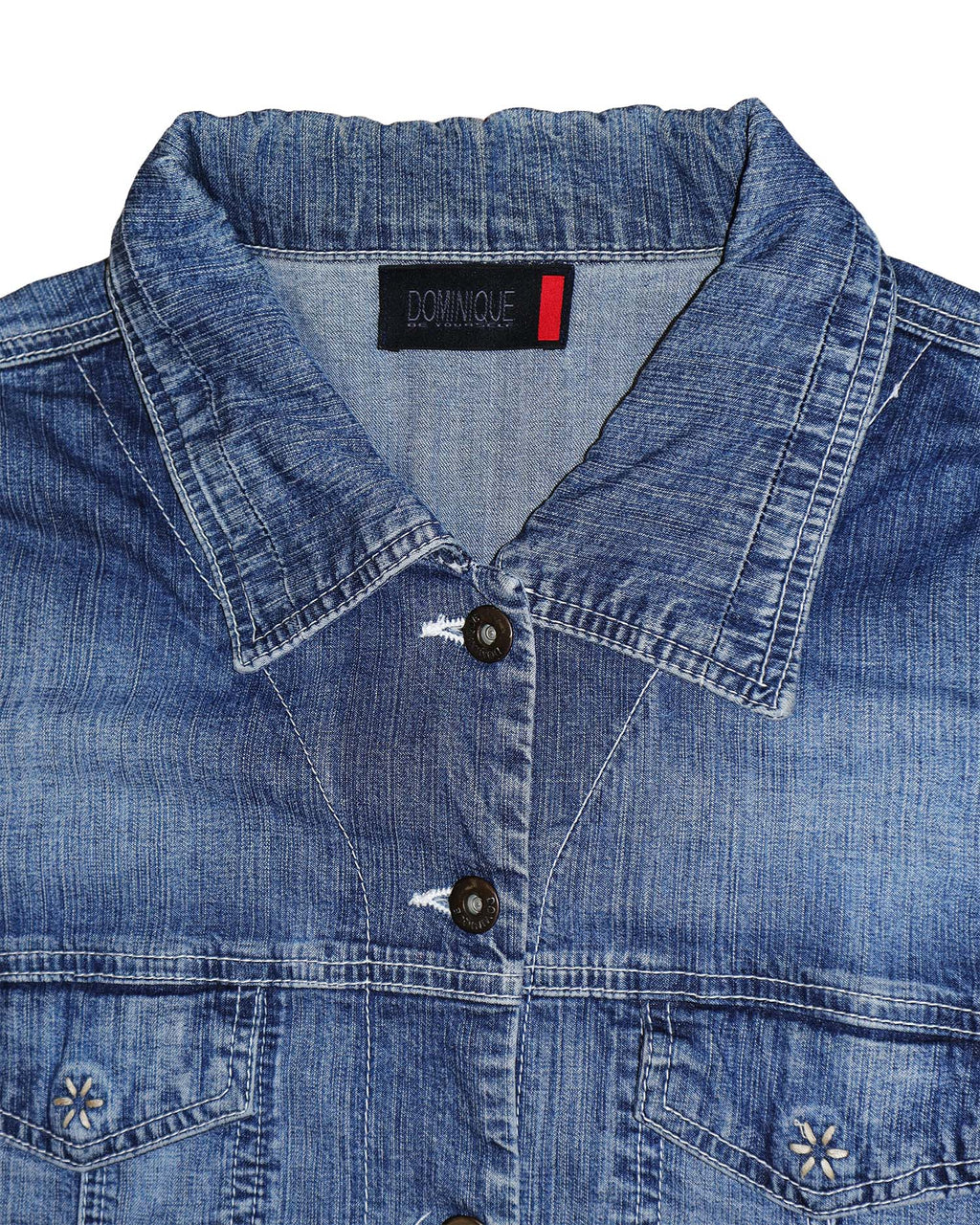 Veste en Jean Ajustée Dominique - L - Intemporel Denim