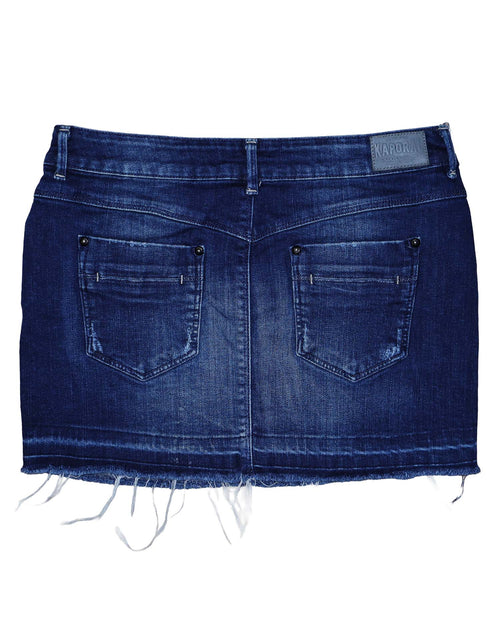 Mini-jupe en jean Kaporal - L - Délavage Medium & Détails Destroy – Style Y2K