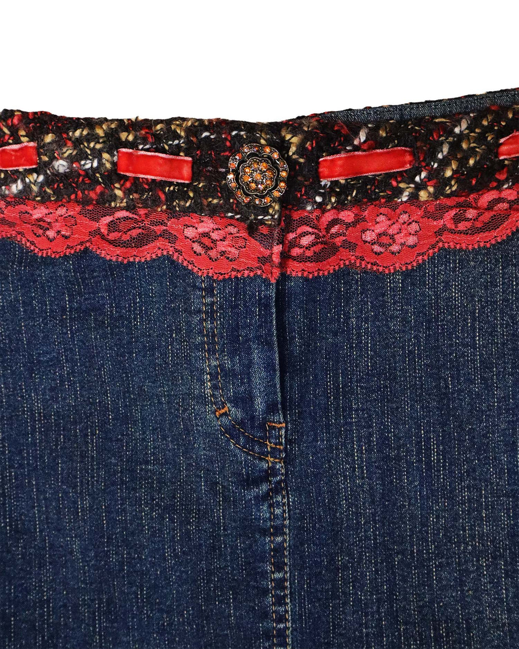 Jupe Vintage Magic Sud – S - Imprimé Bohème & Coupe Fluide
