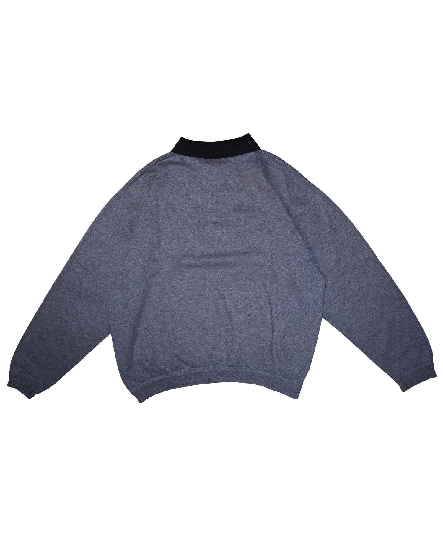 Sweat Polo Vintage Rody – Style "Old Money" British Sports – Gris Chiné