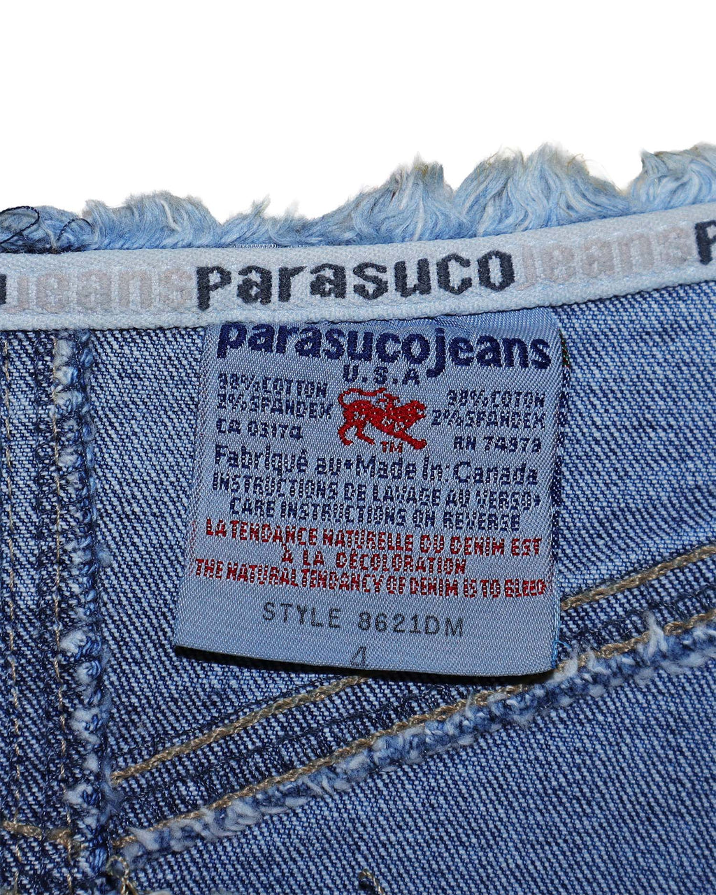 Jupe Midi en Jean Vintage - S – Finitions Effilochées & Délavage Medium – Style Y2K