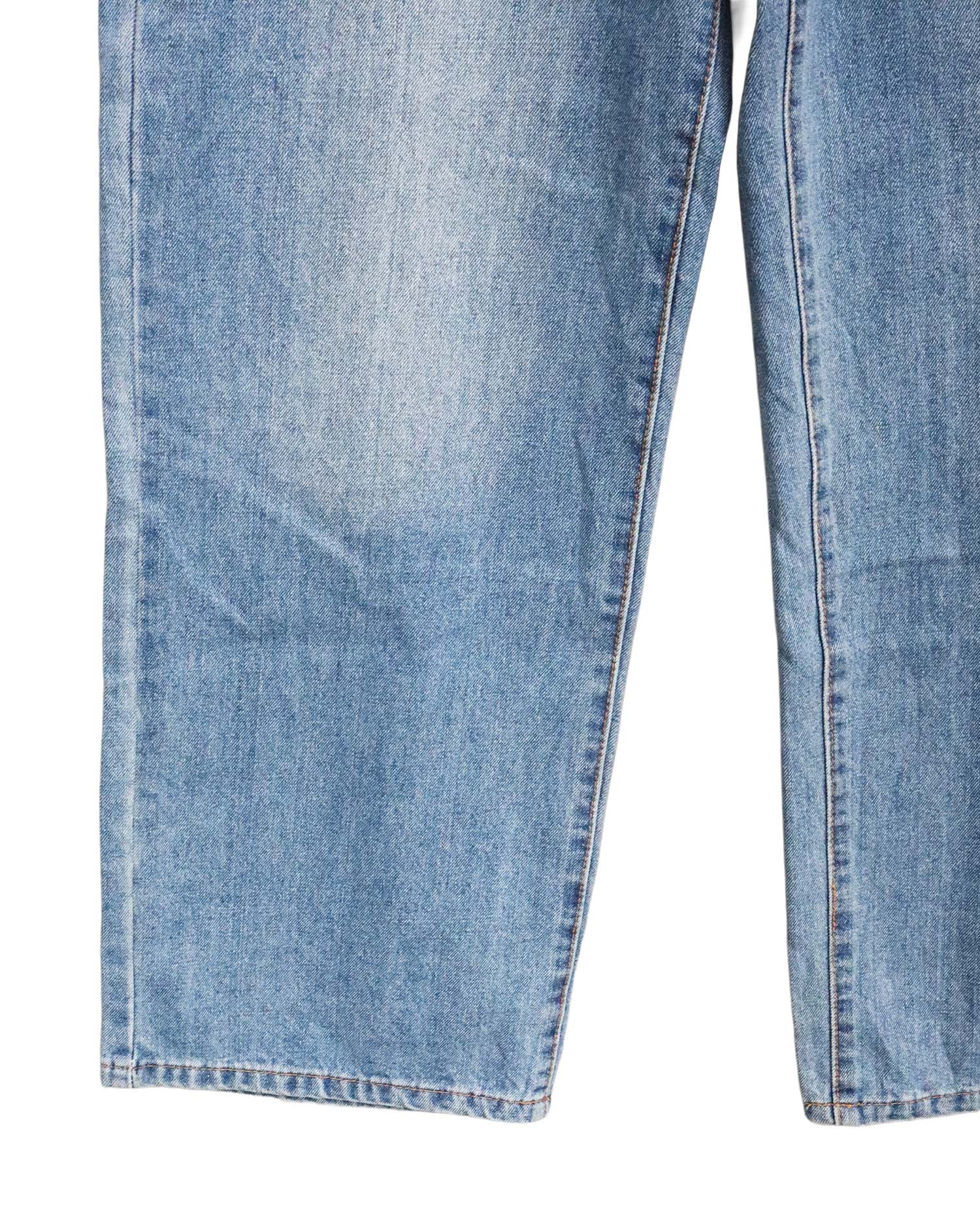 Jean Wide-Leg "Deep Blue" à Coupe Structurée