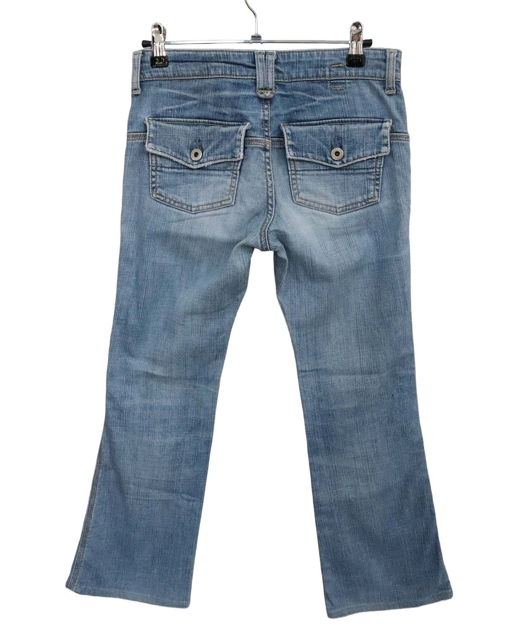 Jean Bootcut Taille Basse Queen's Low – Bleu Délavé – Vintage Y2K - T36