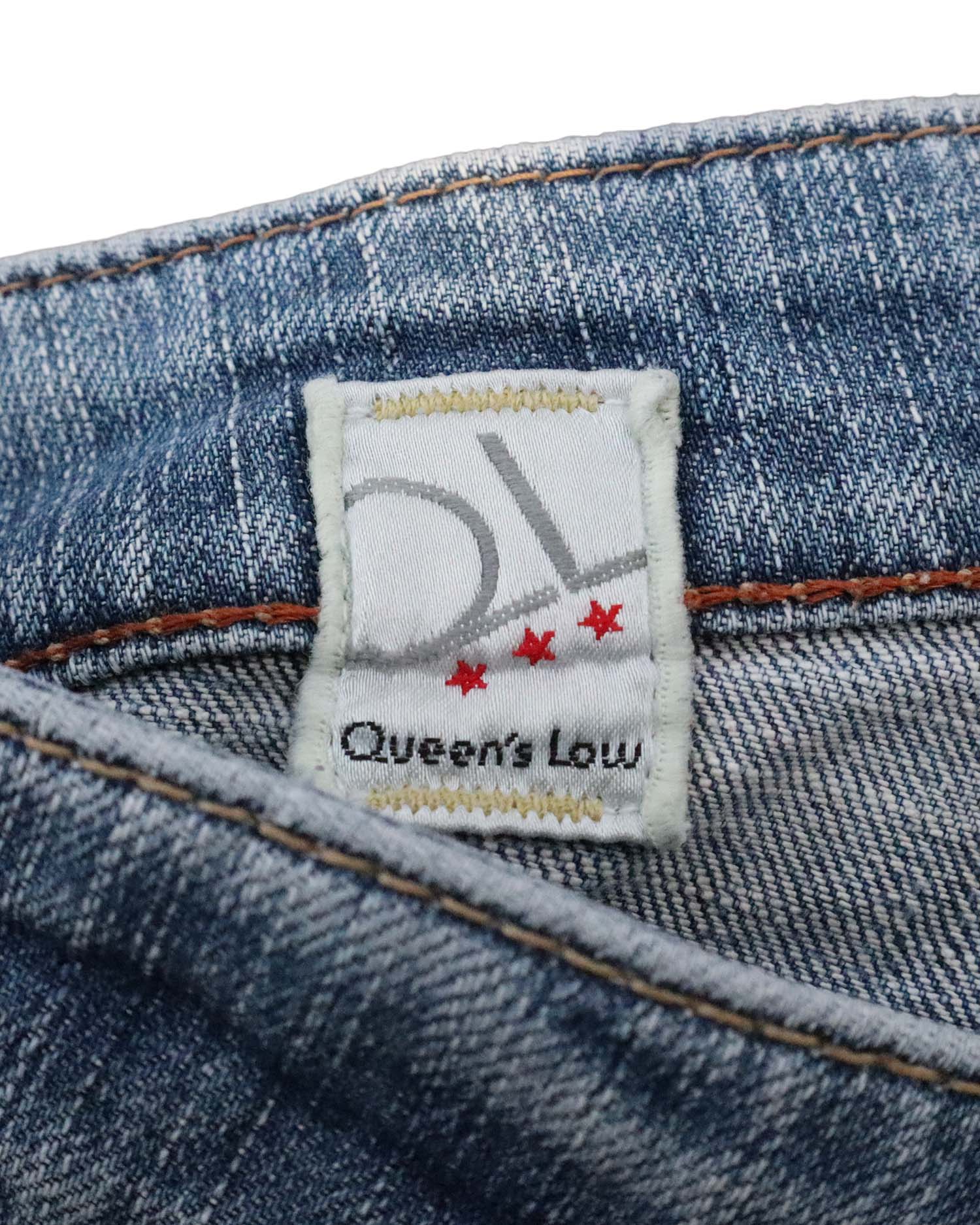 Jean Bootcut Taille Basse Queen's Low – Bleu Délavé – Vintage Y2K - T36