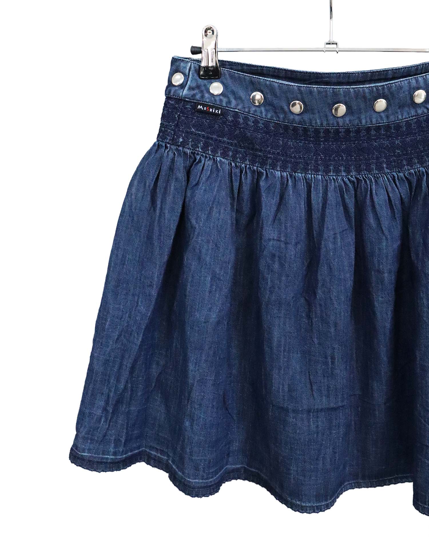 Jupe Portefeuille en Denim Moshiki – Modèle "Hot Cookie" - Taille Unique