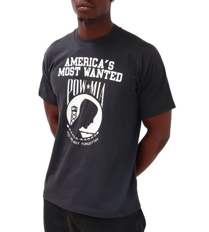 T-shirt America's Most Wanted - L - Gris foncé