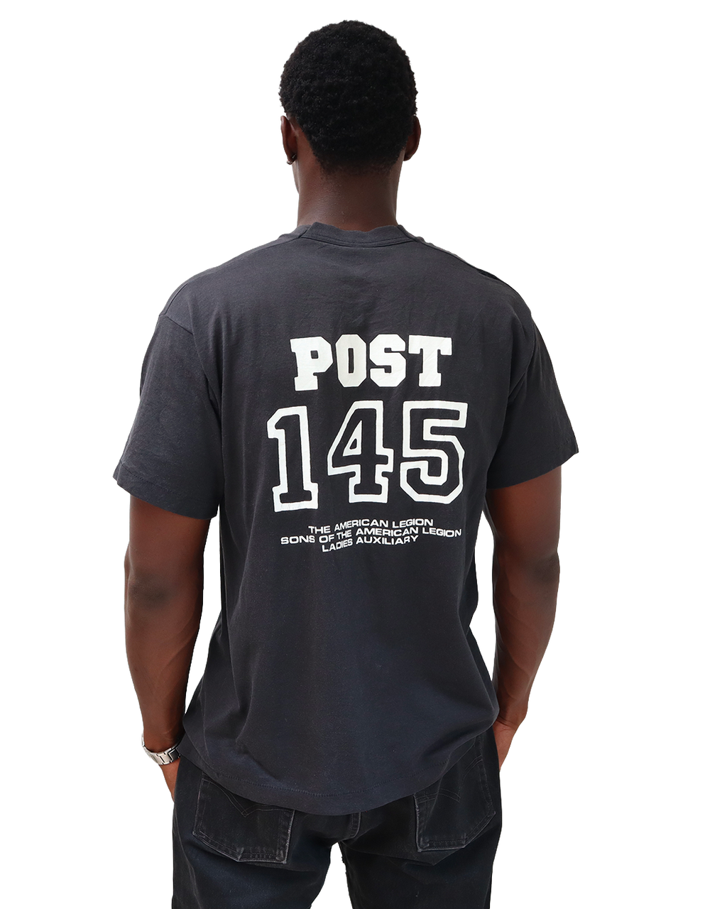 T-shirt America's Most Wanted - L - Gris foncé