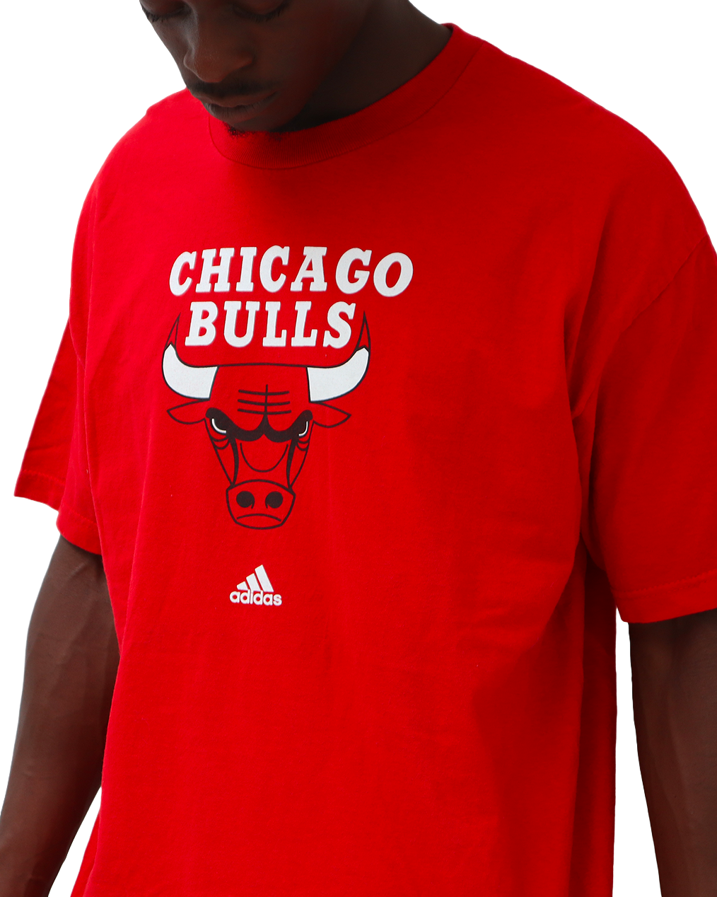 T-shirt Adidas Chicago Bulls - Rouge - XXL