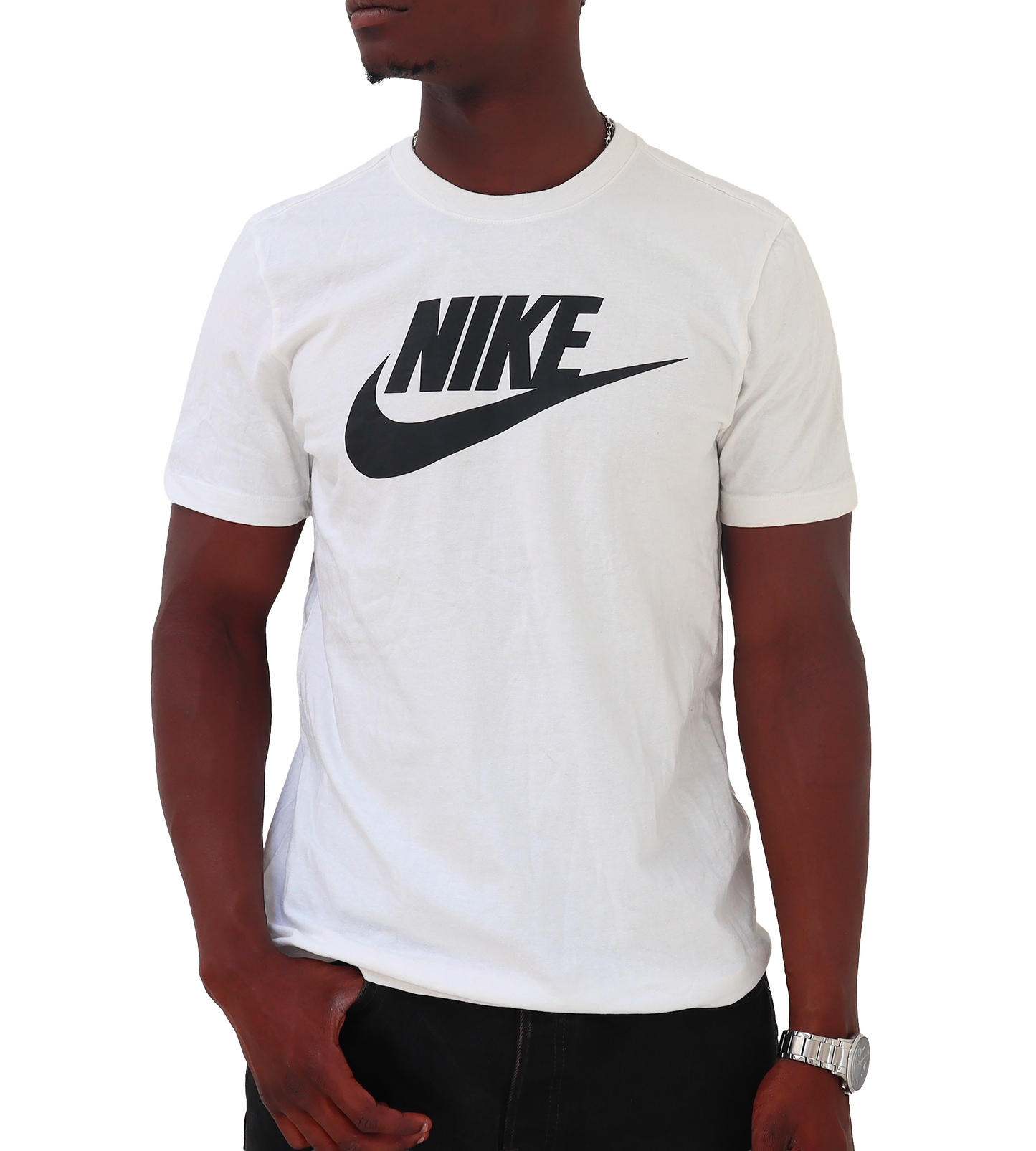 T-shirt Nike - M - Blanc